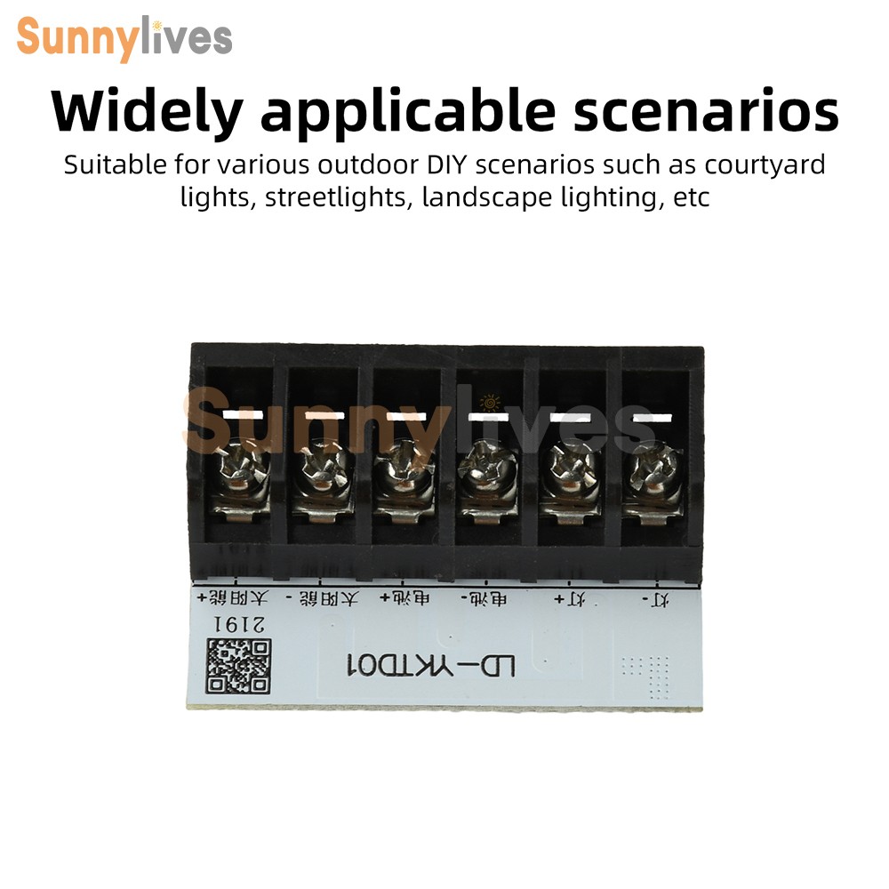 Solar Light Controller Board Auto On/Off Dusk to Dawn Remote Timer DC 3-24V