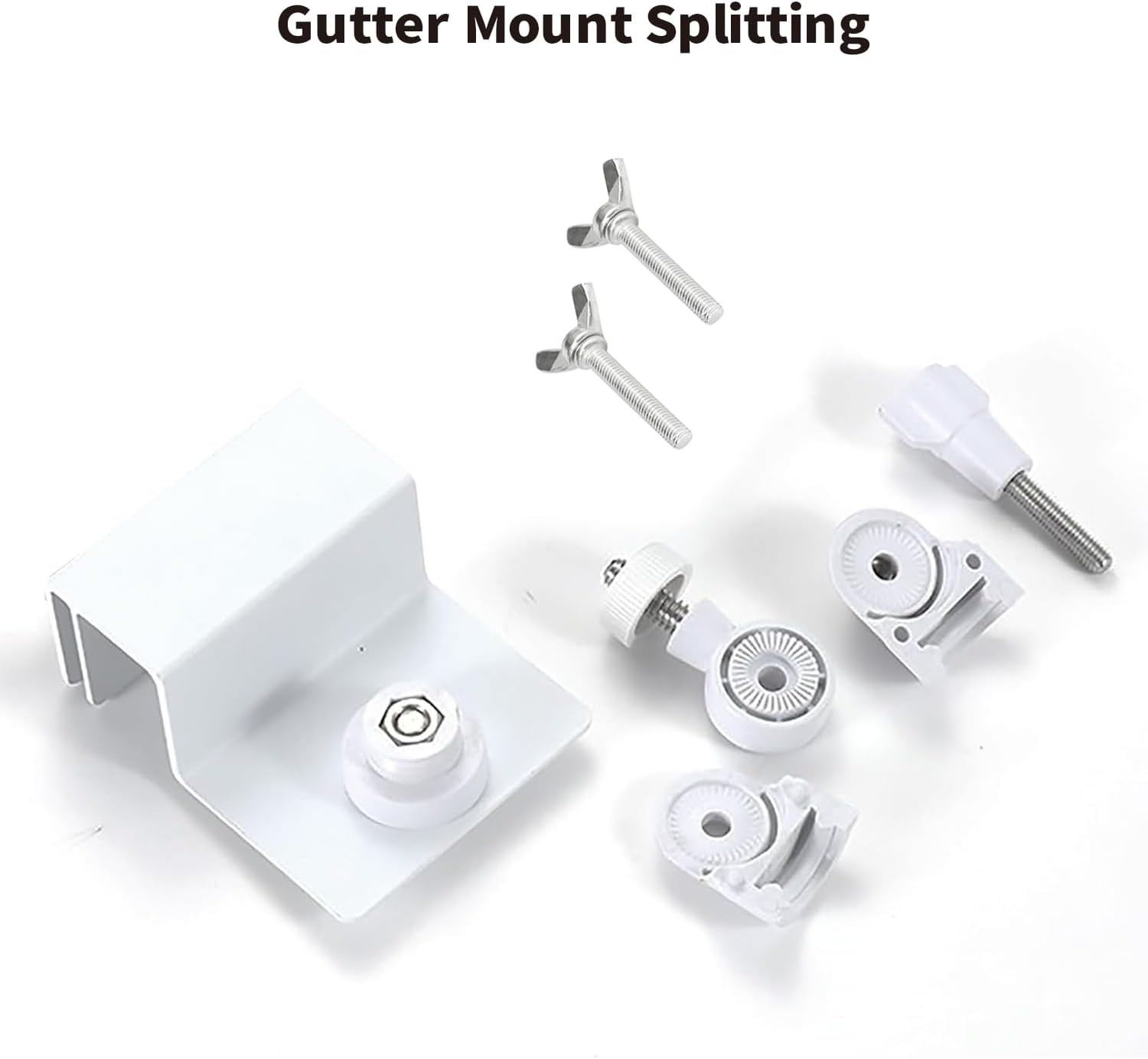 Gutter Mount for Solar Panels & Security Cameras – Easy Installation