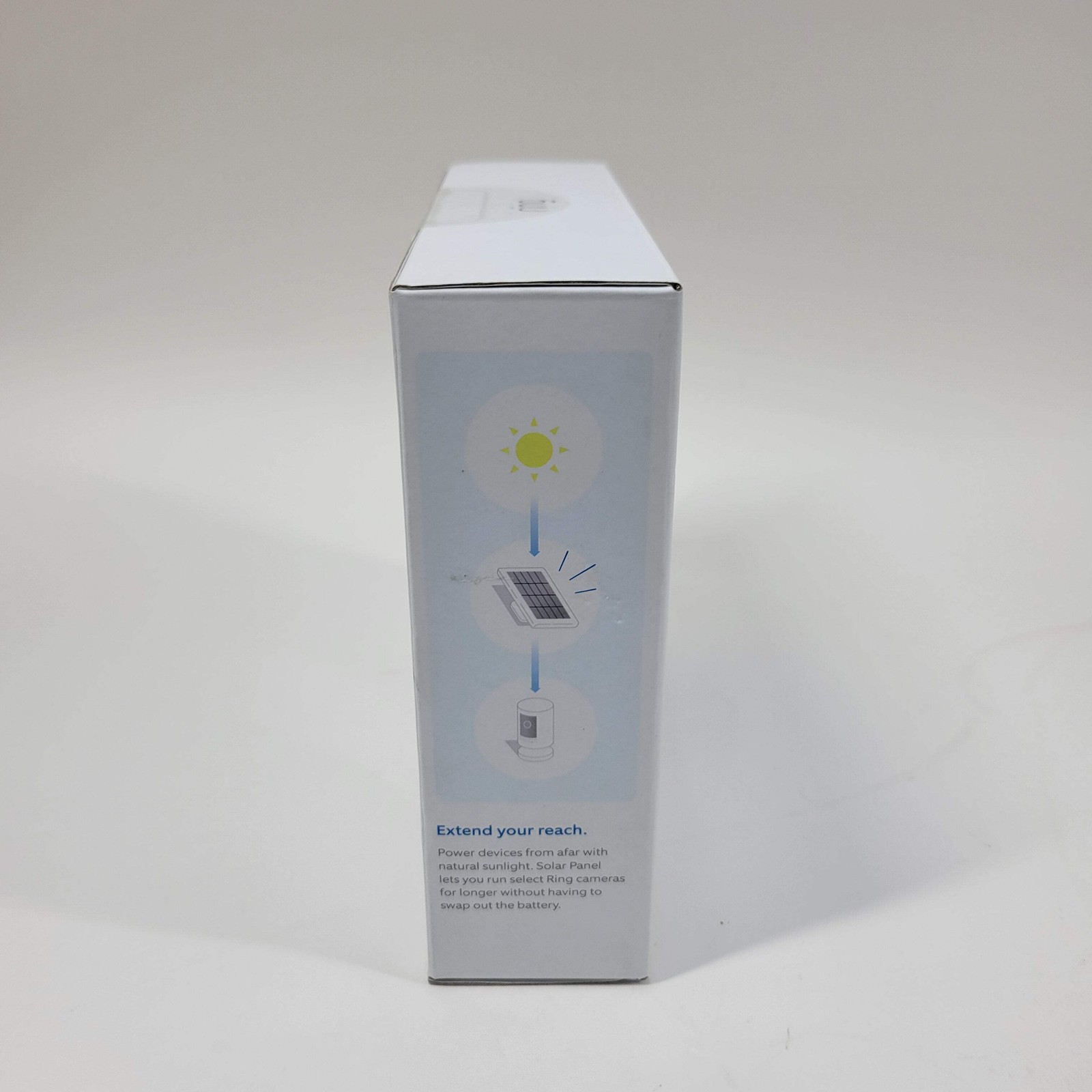 New Ring Rechargable Power Solar Panel Black