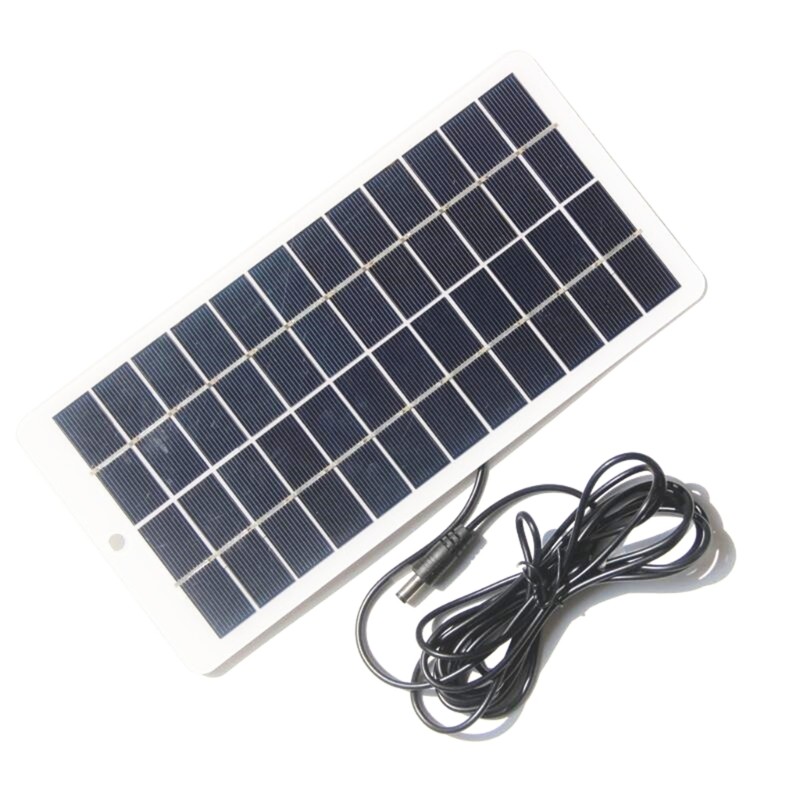 12V Solar Power Charger Polysilicon Solar Charger Plate Portable for Lamp Pump