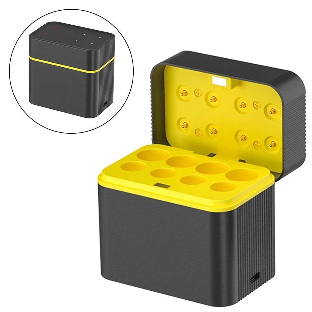 Smart Charging Eight Slot Lithium Battery Charger Box for AA Batteries