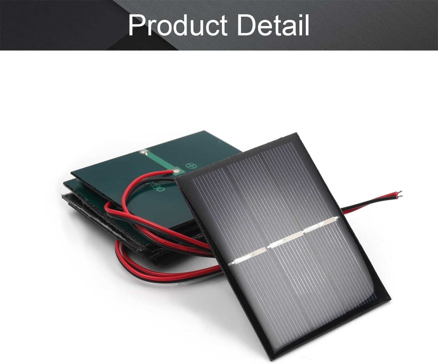 5Pcs 1.5V 0.65W Small Solar Panel Polysilicon Mini Solar Cells DIY Electric T…