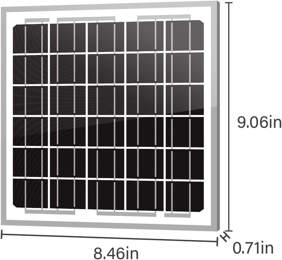 Weather-Resistant 5W Monocrystalline Solar Panel for Reliable Energy Solutions