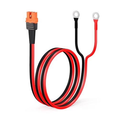 XT60i to O Ring Terminal Cable,XT60i Female to O Ring Connector with 2FT 10AWG