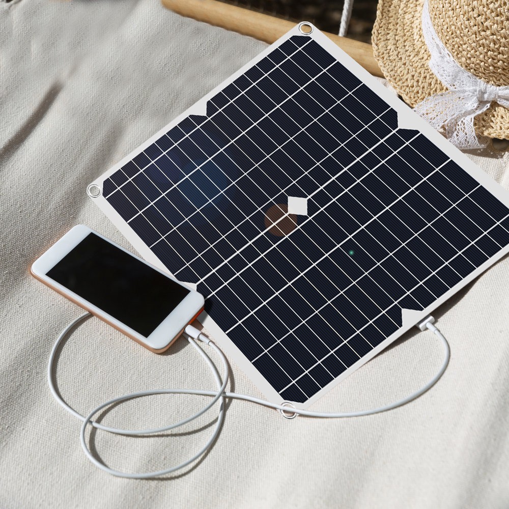 Flexible Solar Panel 50 Watt 12V Lightweight Mono High-efficiency For Camping RV
