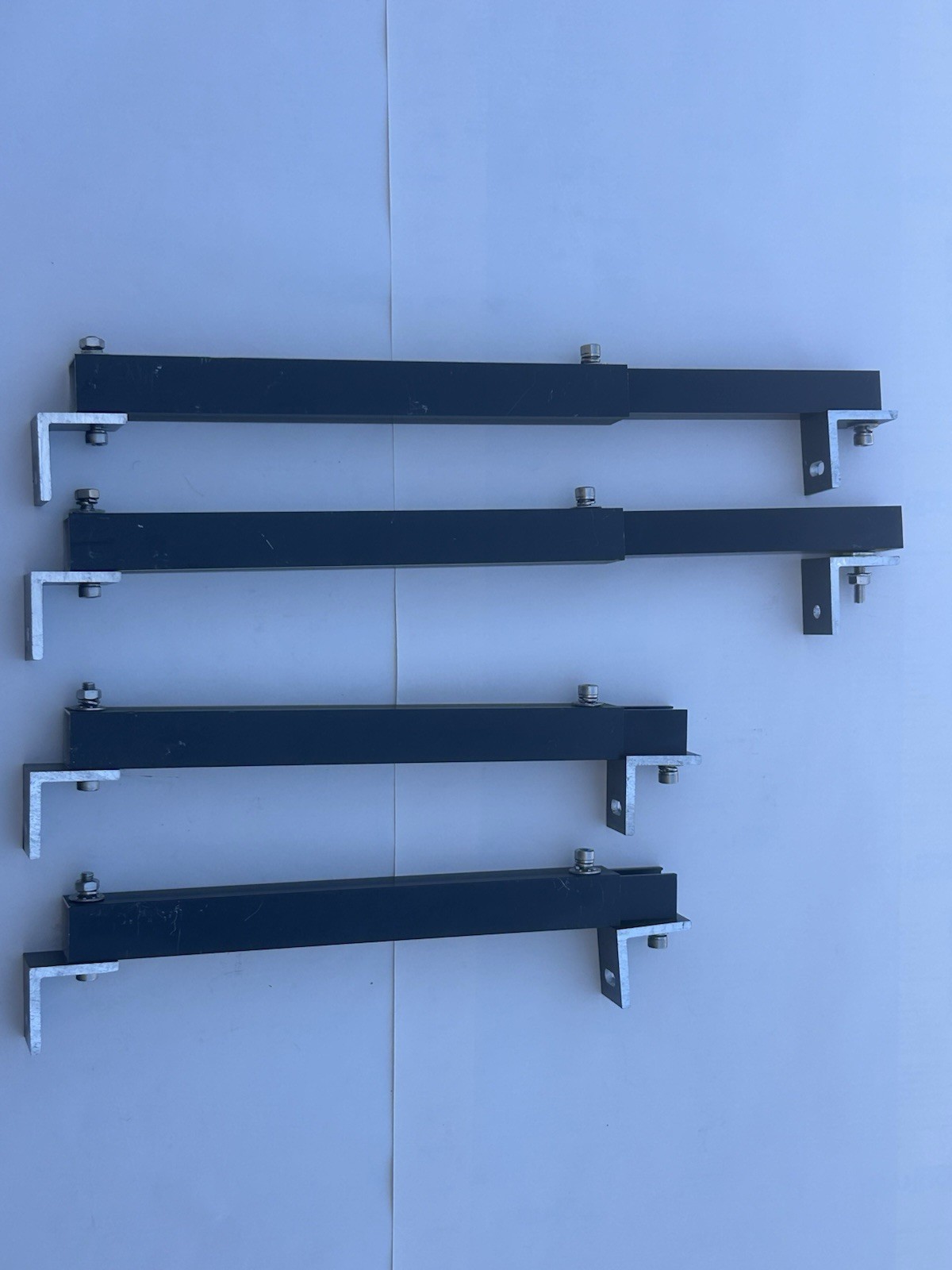 Adjustable Solar Panel Mount Brackets,with Tilt Legs on Flat Surface for RV,Roof