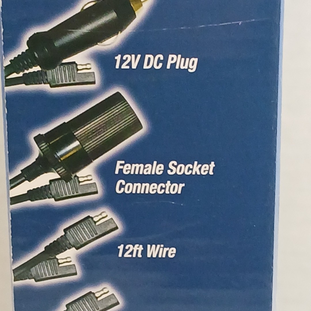 Sunforce 7 Piece Solar Accessory Kit 12V DC Plug Battery Clamps Inverters