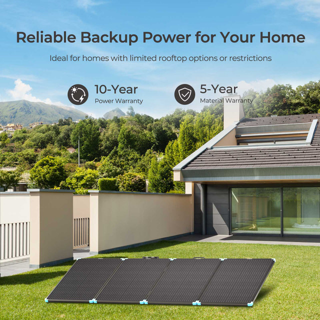 Renogy 220W Lightweight Portable Solar Suitcase Off Grid Power RV Camping