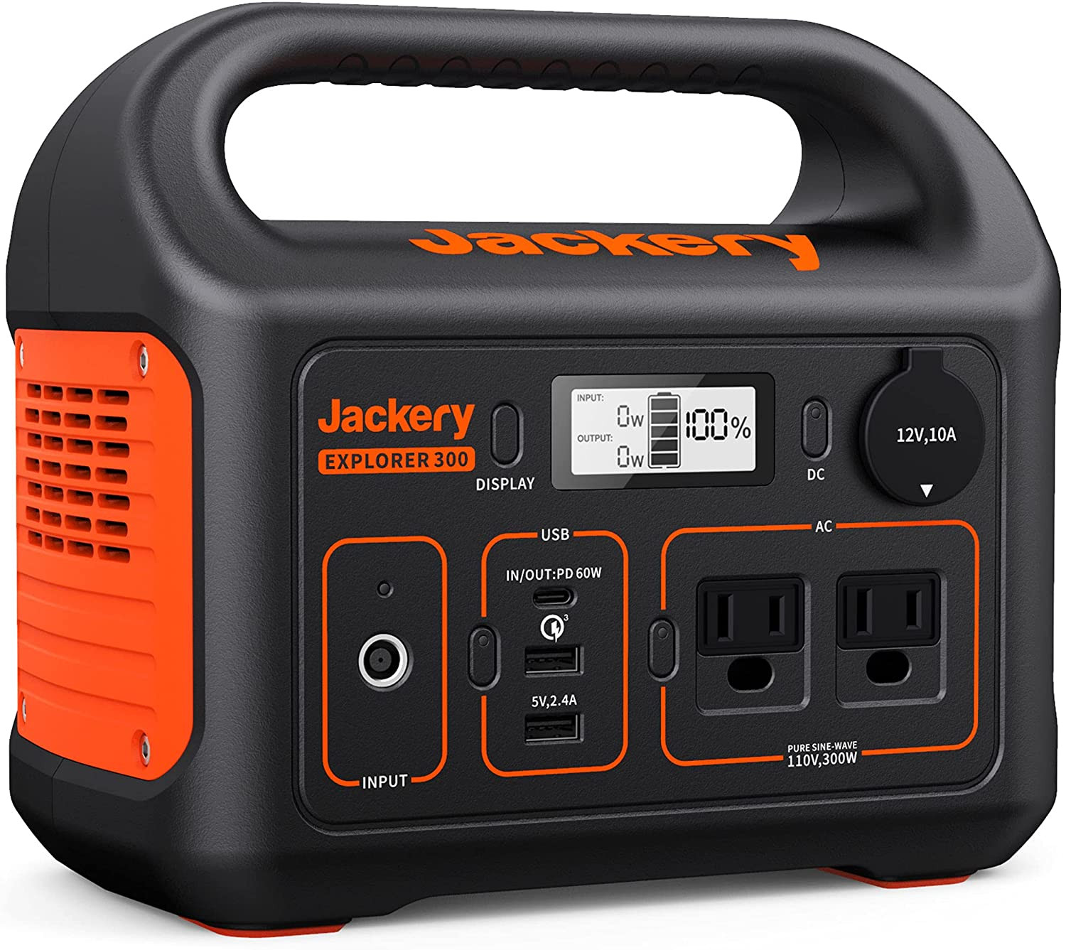 Portable Power Station Explorer 300, 293Wh Backup Lithium Battery, Solar Generat