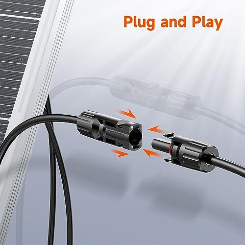 Solar Panels Connectors Y Branch Parallel Adapter Cable Wire Plug Tool Kit