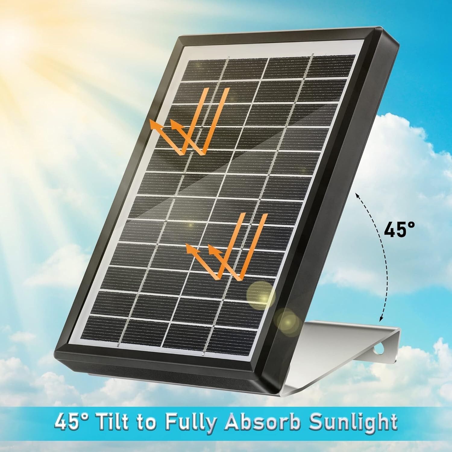 Sumind Solar Panel Charger for Feeder, 3.5W Panel Waterproof Solar Panel Battery