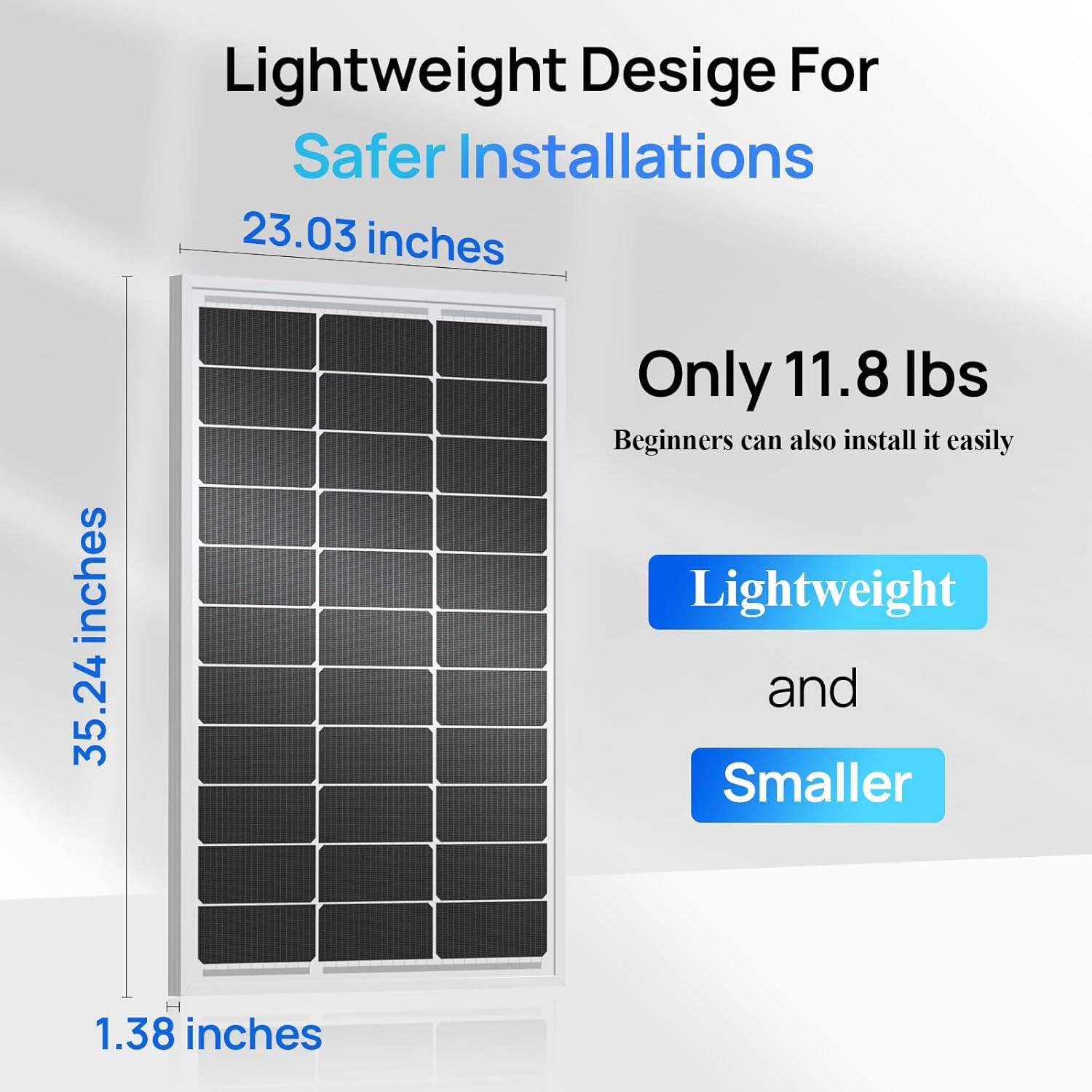 400W Solar Panels 4Pcs 100 Watt 18V Monocrystalline Solar Panel Module for off G