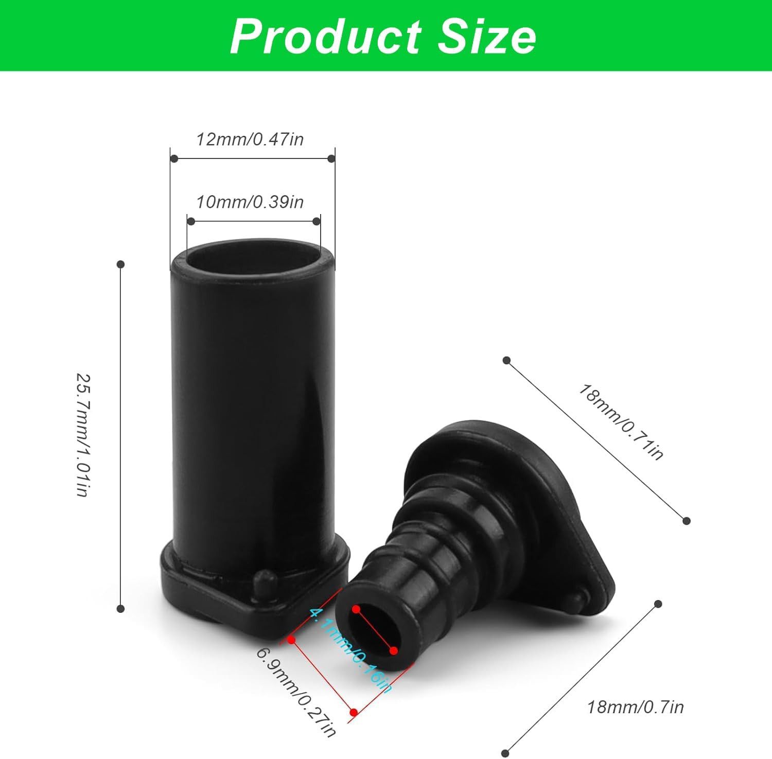 5 Pairs Solar Connector Caps, IP68 Weather Resistant Dust Male and Female Cap fo