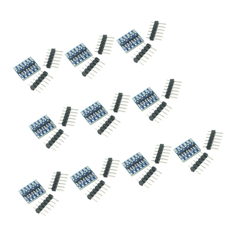 Mixed Device Level Converters Board 3.3V to 5V Shifter with UART I2C and Header