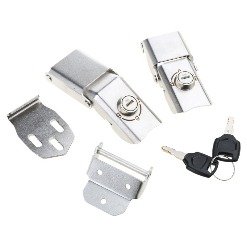 Motorcycle Side Luggage Case Fastener Trunk Pannier Screw Bolt Lock Support Bars