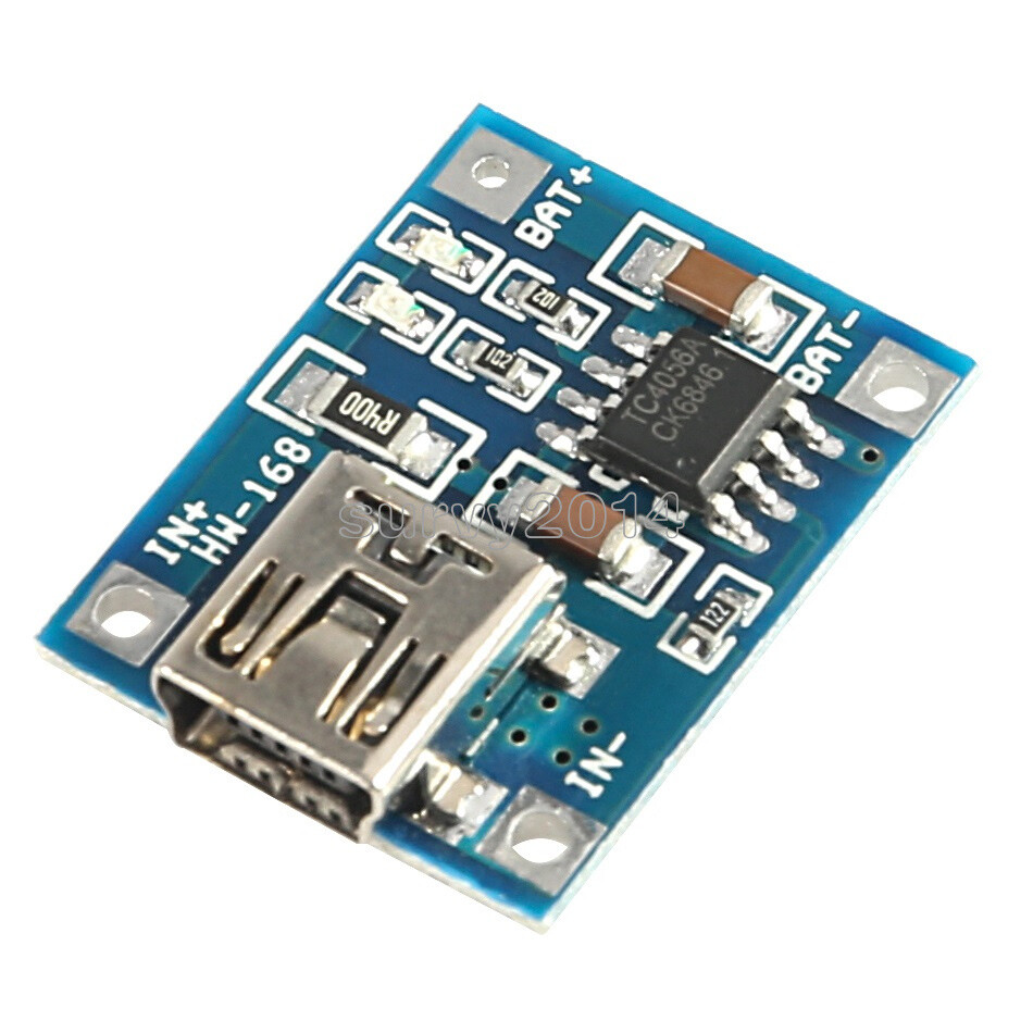 5PCS 5V Mini USB 1A Lithium Battery Charging Board Charger Module IN 4.5V-5.5v s