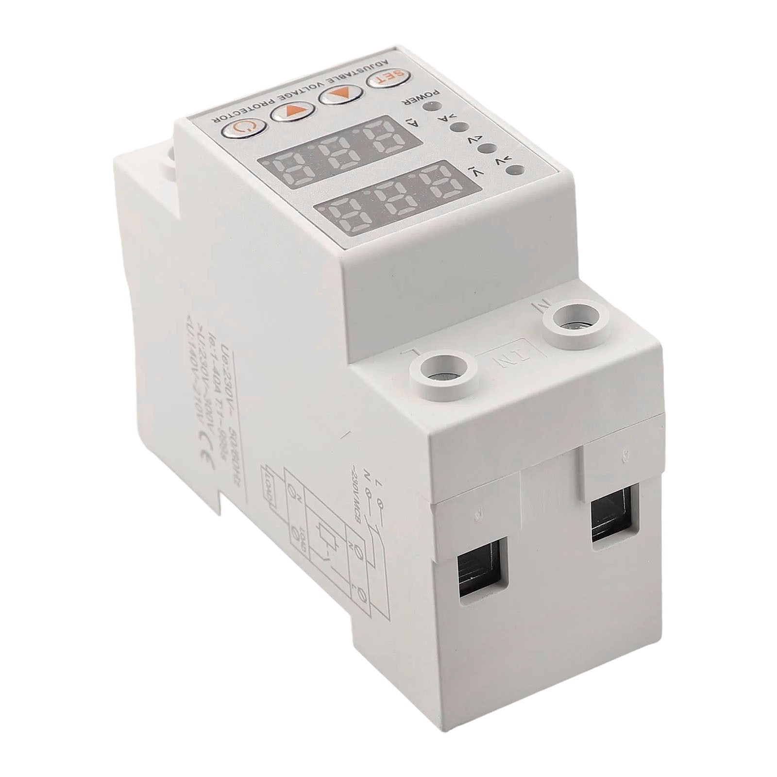 Easy Install Rail Type Overvoltage and Undervoltage Protection Solution