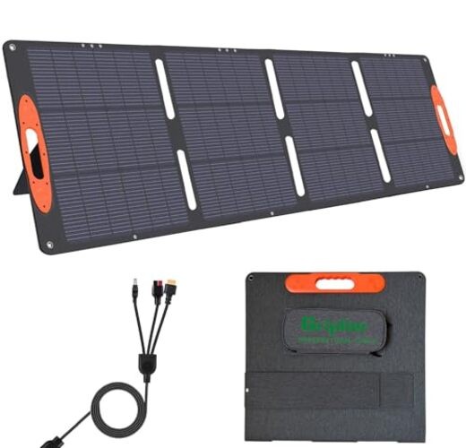 Portable Solar Panel for Power Station,25V Foldable Solar Panel Charger 200W