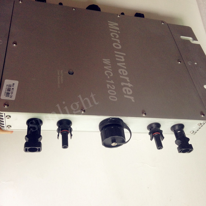 600W 1.2KW grid tie micro inverter Wireless communication mppt pure sine wave