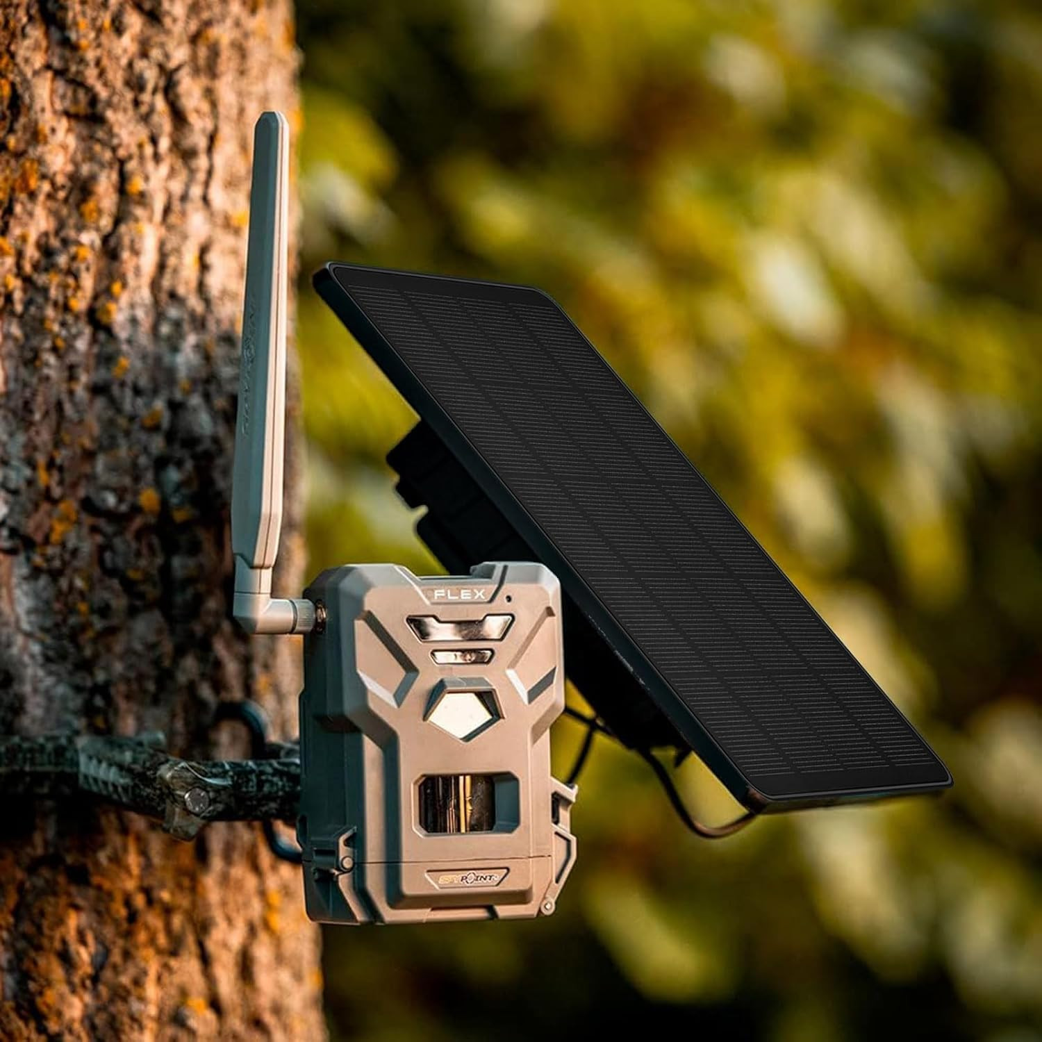 Updated Version 2Pack Trail Cameras Solar Panel 12V/1A 6V/2A with Build-In 4000M