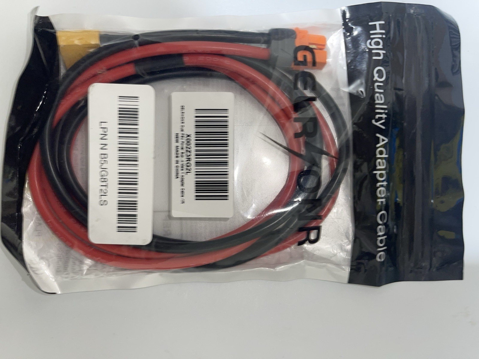 GELRHONR XT60i Extension Cable 1M, XT60 Male to XT60i Female Connector Cable