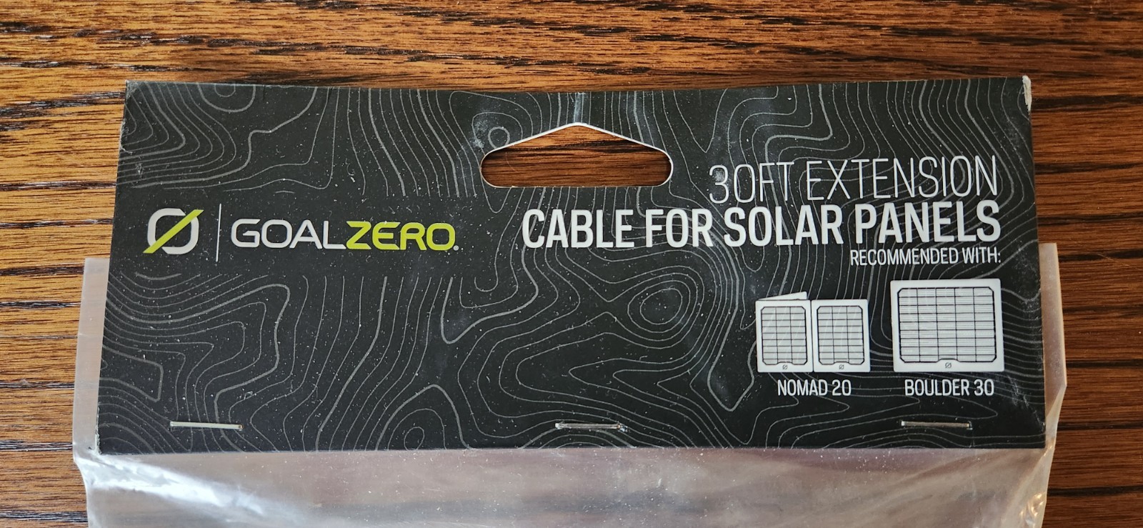 GOAL ZERO 30 ft extension Cable for Solar Panels for Nomad 20 & Boulder 30 8mm
