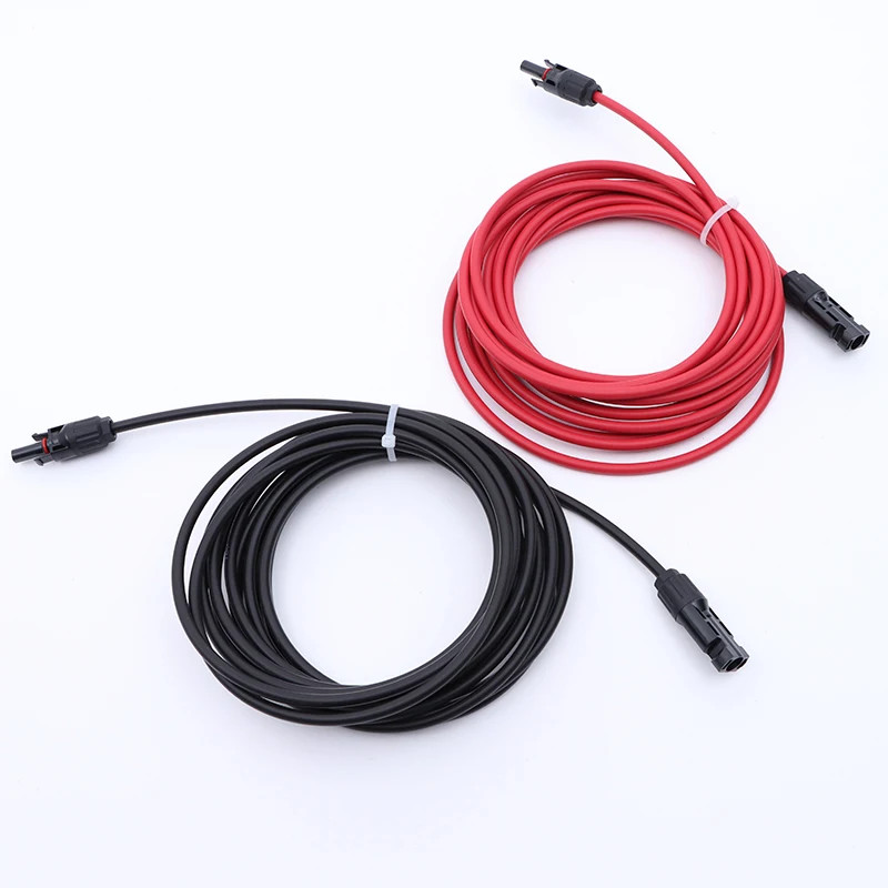 Double Ends Solar Extension Cable with Connector 1-10 Meter 4Mm2/6Mm2 1000V/1500