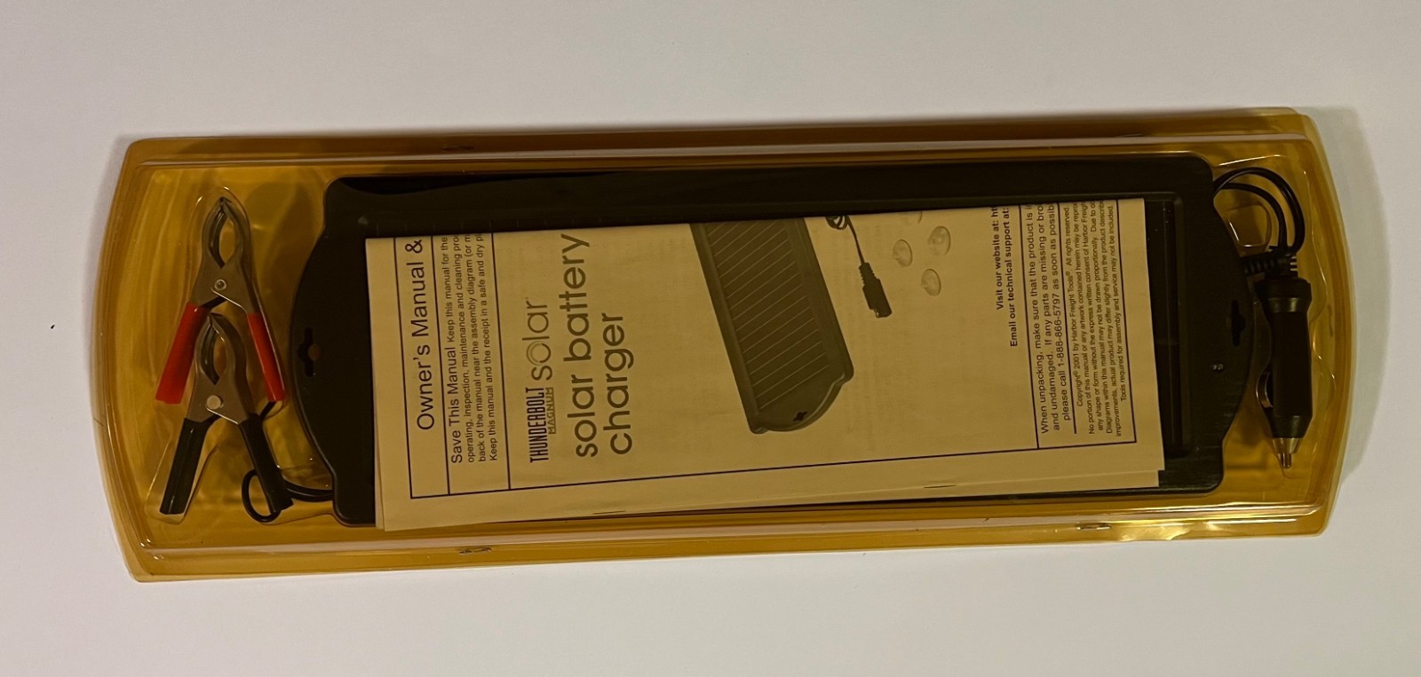 Thunderbolt Magnum Solar 1.5 WATT SOLAR BATTERY CHARGER 12V for Car Boat RV
