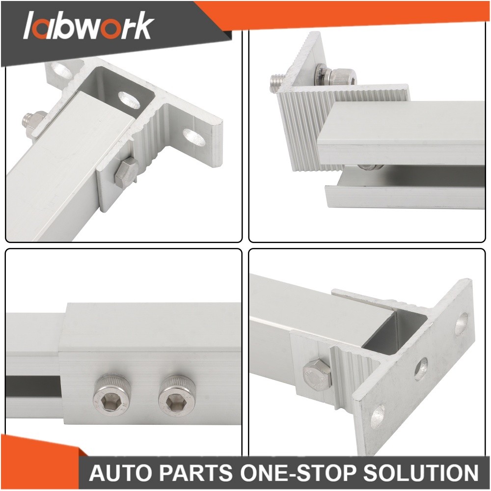 Labwork 2 × Off-Grid Solar Panel Stand 14-27IN Adjustable Tilt Bracket for RV