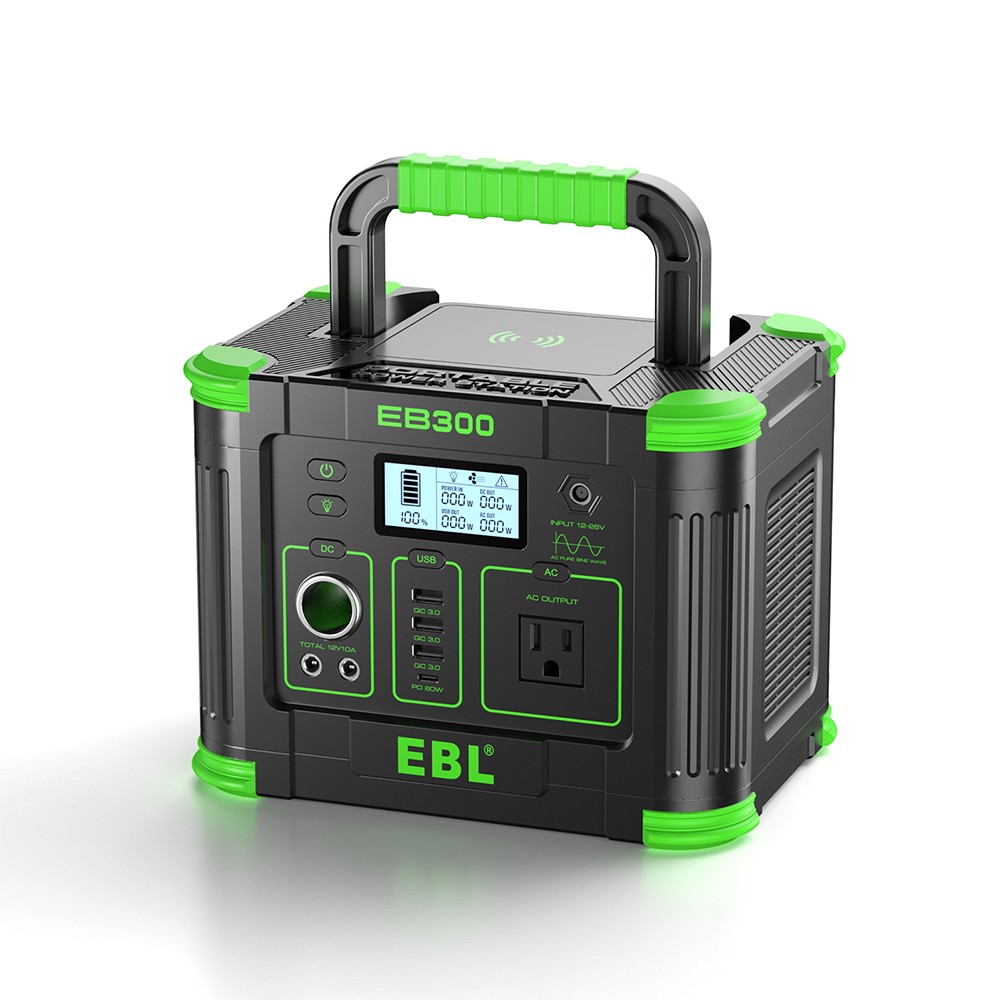 EBL 330W/288Wh LiFePO4 Lithium Battery Portable Power Station Power Sup⁣ply NEW