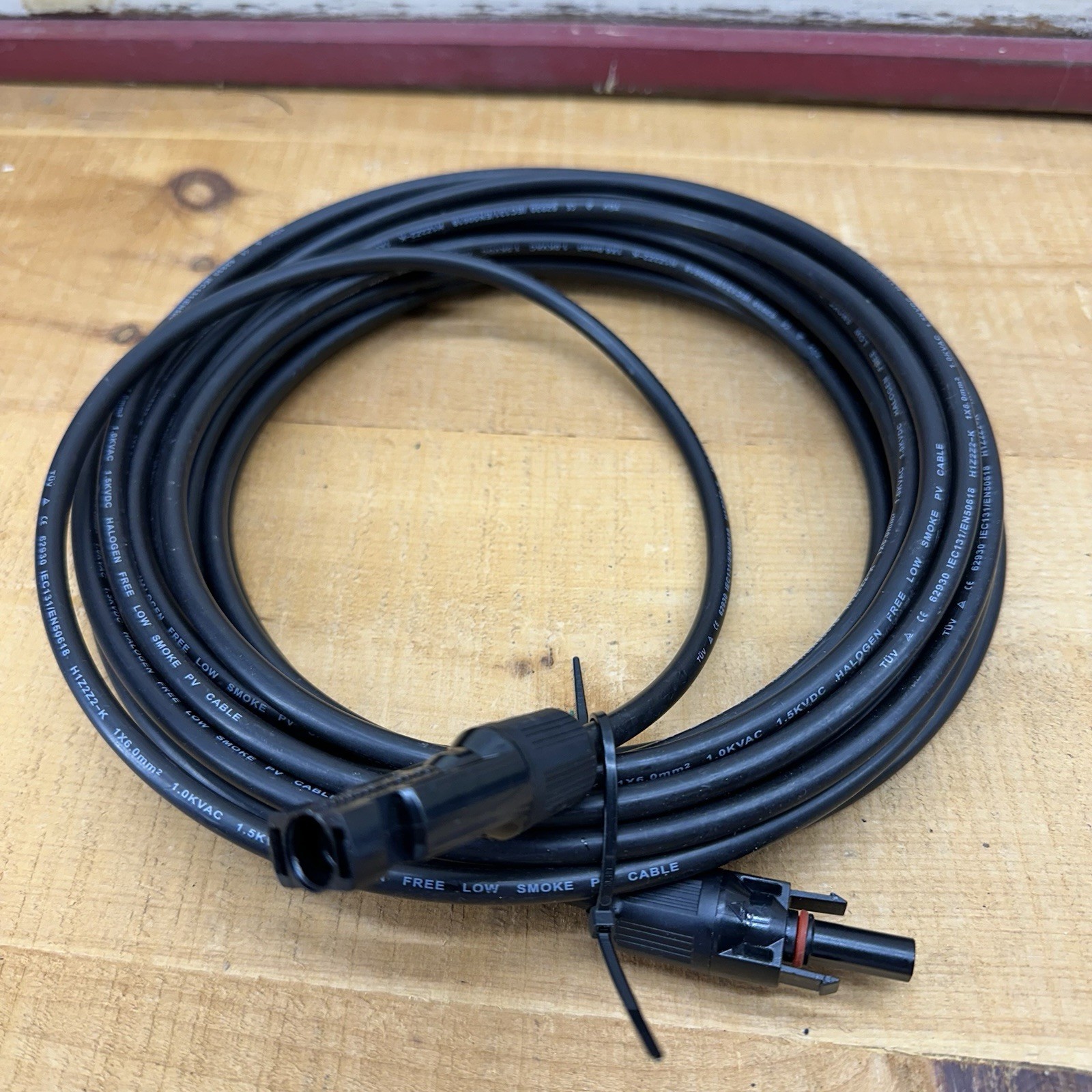 Sunkean 6mm² Solar Cable 62930 IEC 131 H1Z2Z2-K – Black PV Low Smoke