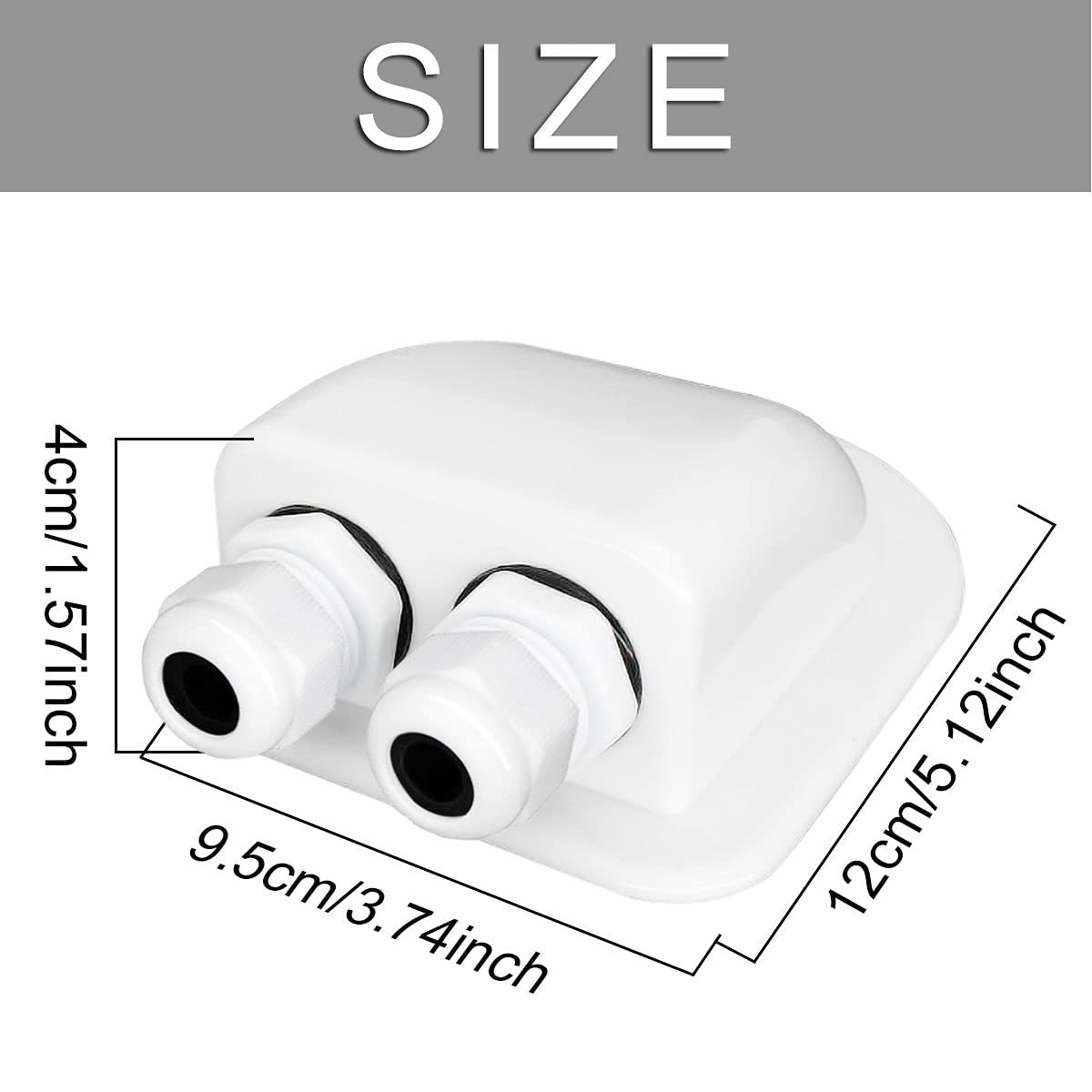 Double Cable Entry Gland – Perfect for Solar Projects on Yachts & Cabins