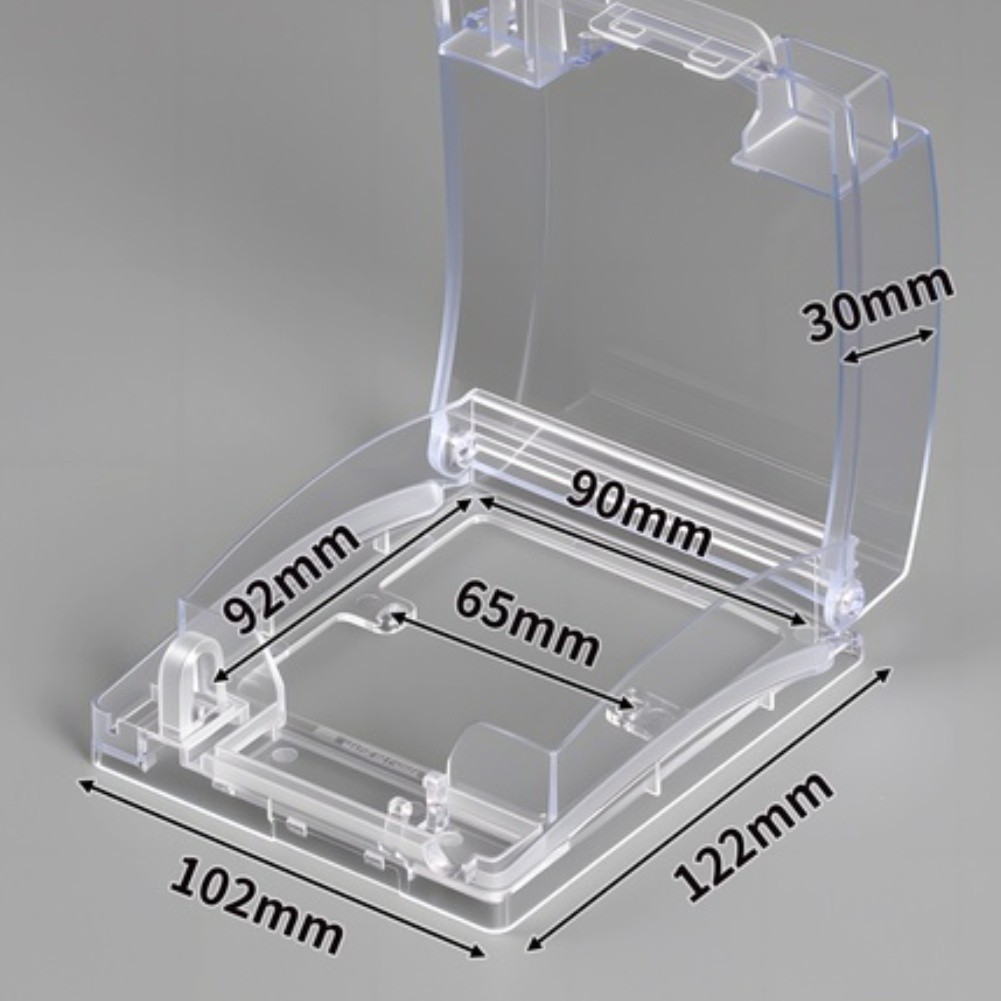Lockable Waterproof Box Harsh Environment Ready Clear Visibility Cover
