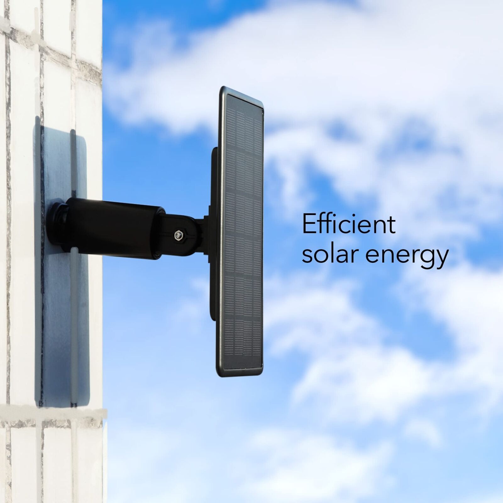 Wasserstein Solar Panel For Wyze Cam Outdoor V1/V2 (Camera NOT Included) – Black