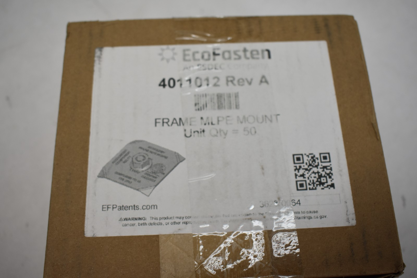 EcoFasten Solar 4011012 Rev A Frame MLPE Module Stainless Steel Mount 50 Pack