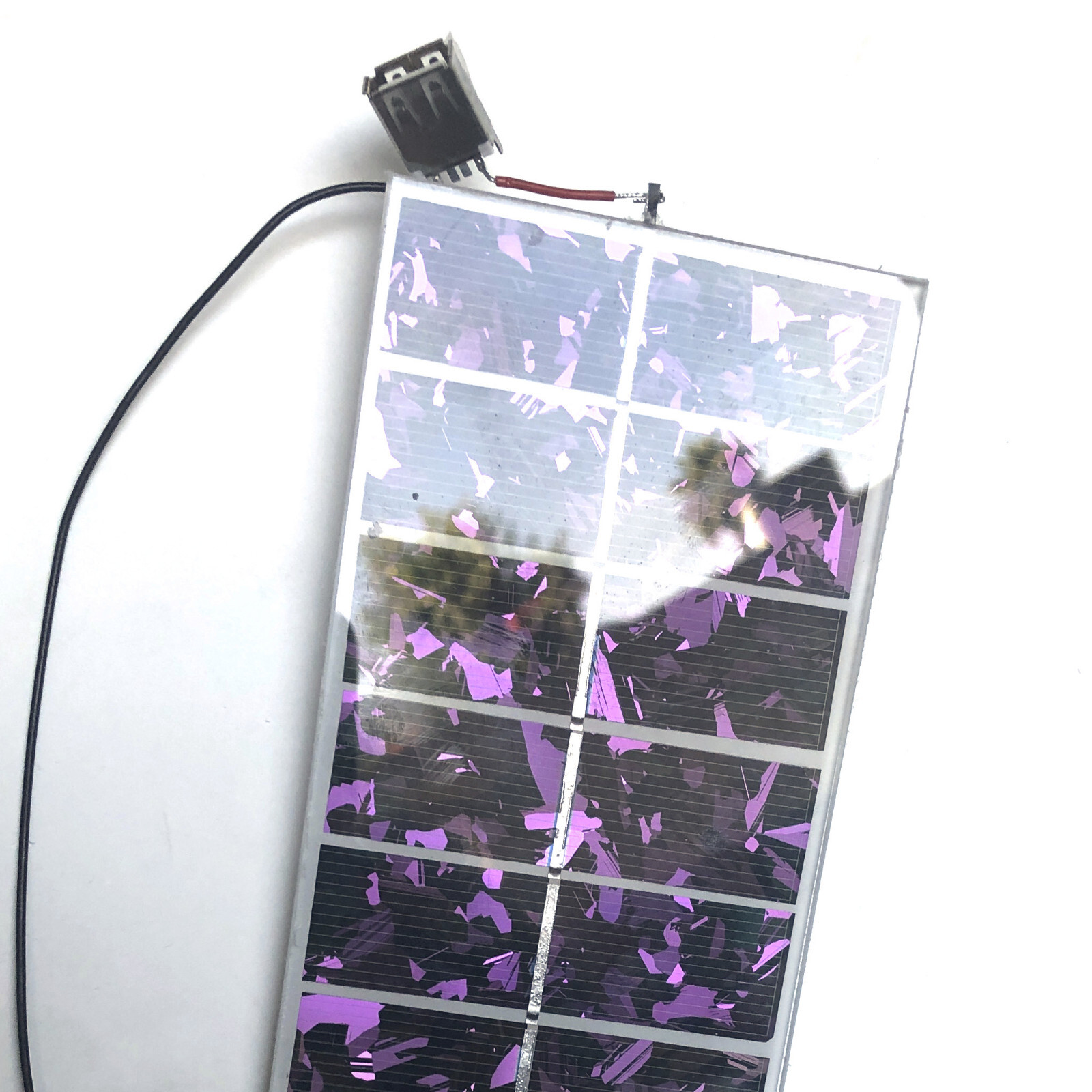 Mini Colored DIY 5v Solar Panel USB Cellphone 224 x 84mm 8.8×3.5 in.