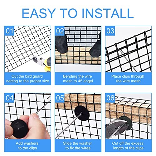 PVC Coated Critter Guard Roll Kit 8in X 100ft Black Steel Mesh Wire for Solar Pa