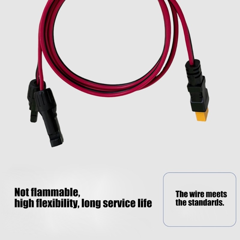 1.5m XT90 Photovoltaic Cable for Daily Solar Charging Work Use
