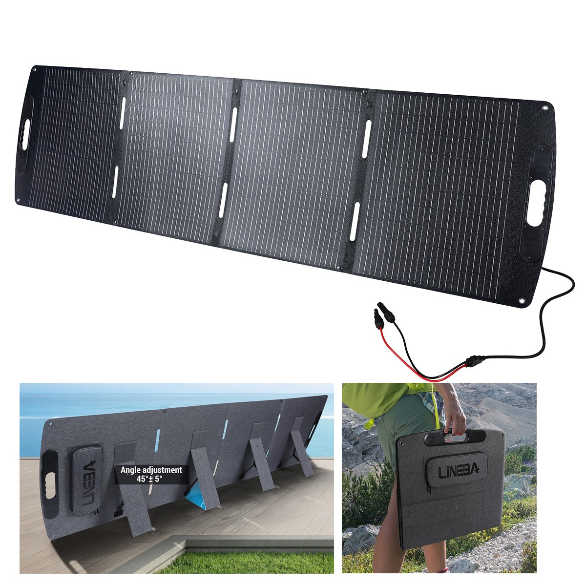 Solar Panel Portable Foldable 100W 200W 22V for Ecoflow Jackery Anker Bluetti
