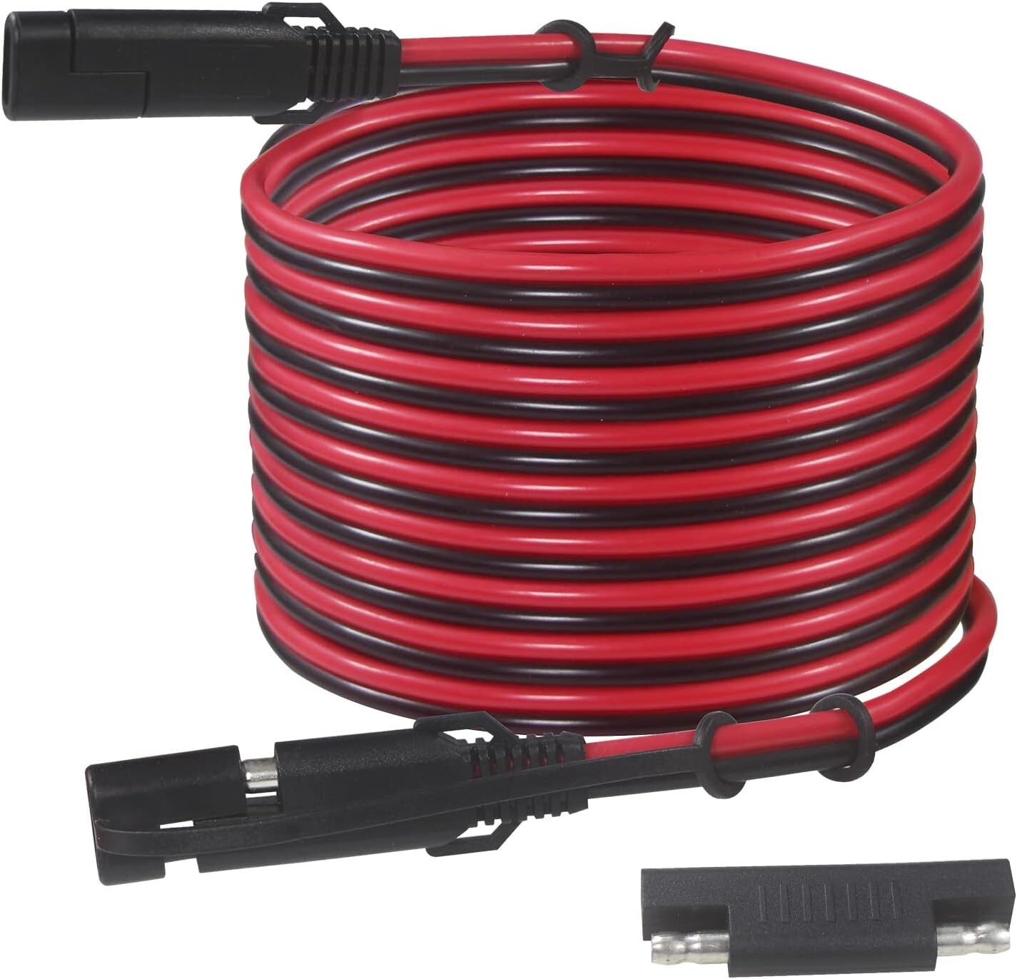 SAE to SAE Extension Cable 16AWG – 20FT SAE Cable Battery Charger Extension C