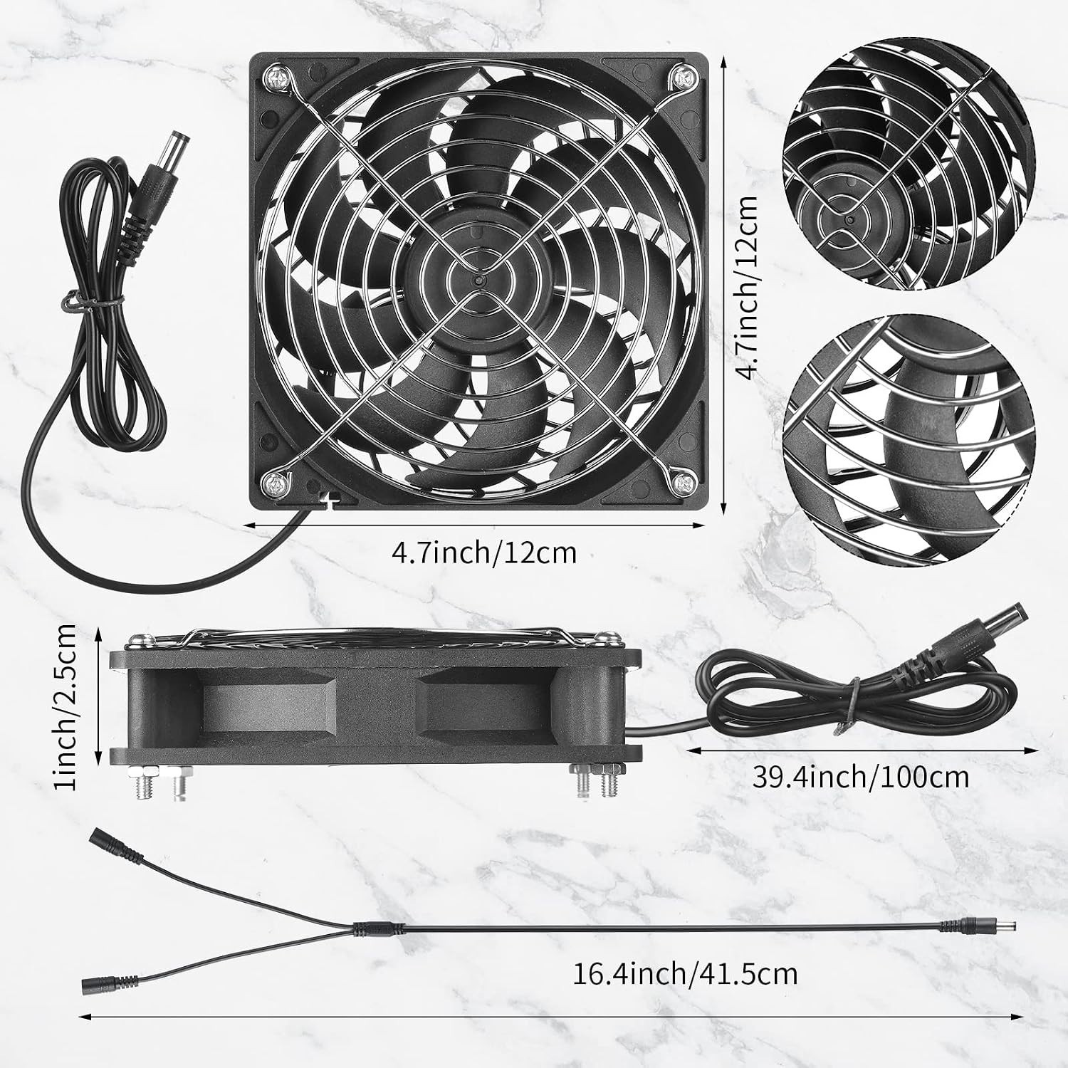 Waterproof Solar Ventilator Fan Set – 16V Power, 3 Speeds for Summer Comfort