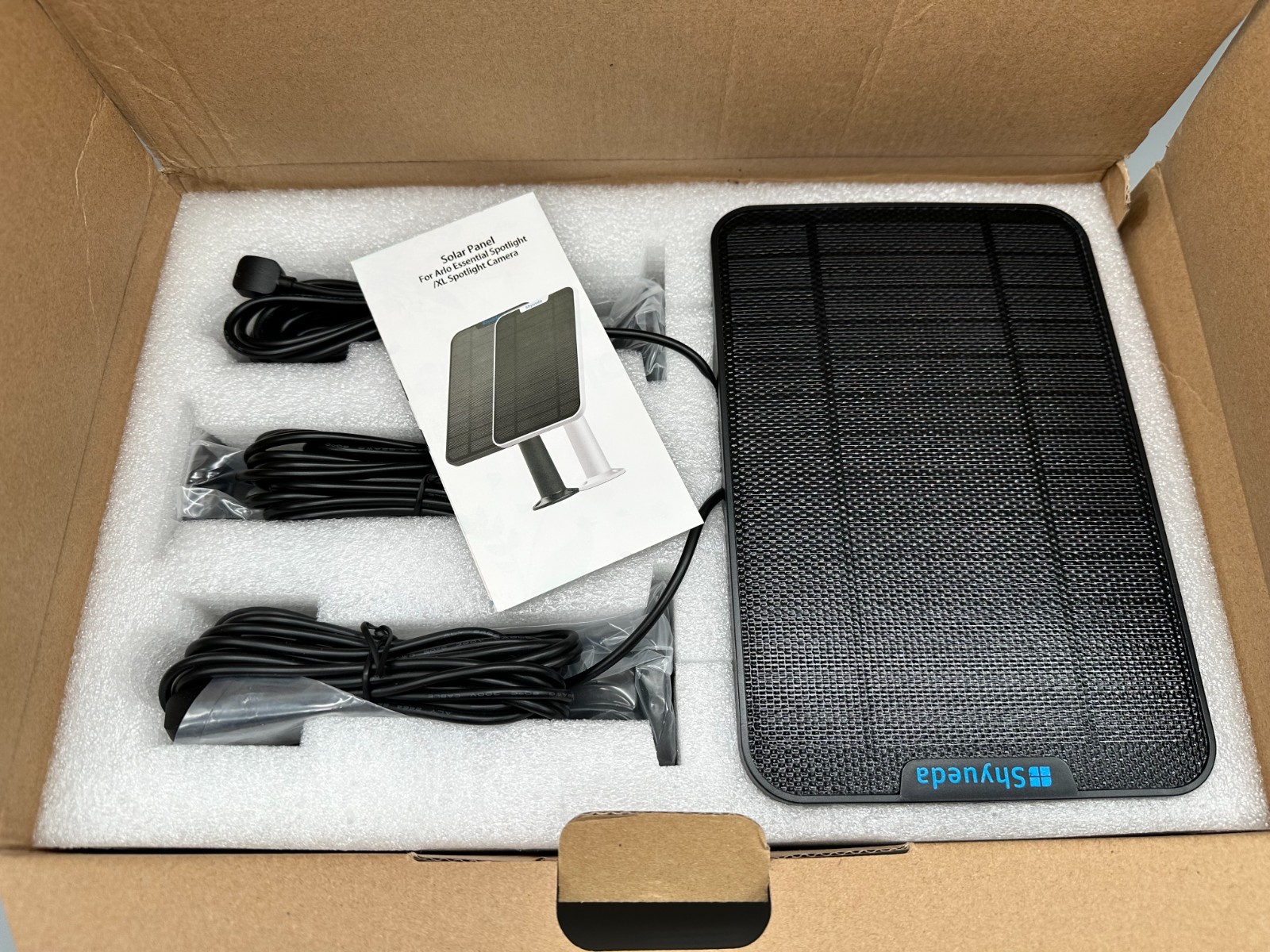 Shyueda 4W High Efficiency Solar Panel with 3 Solar Panels Open Box Never Used!