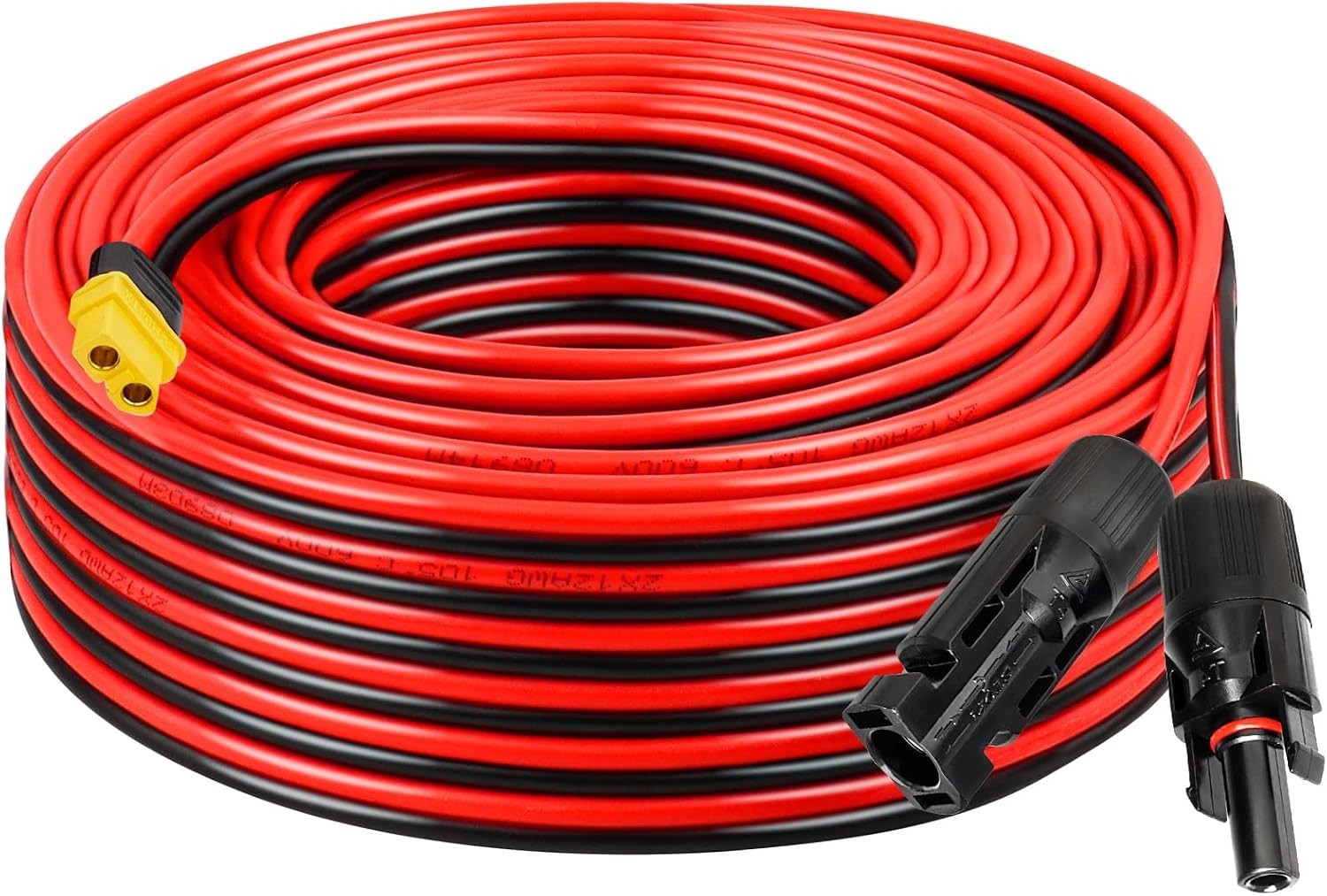 Waterproof & Dustproof 75FT XT60 Solar Cable – Perfect for Emergency Power Needs