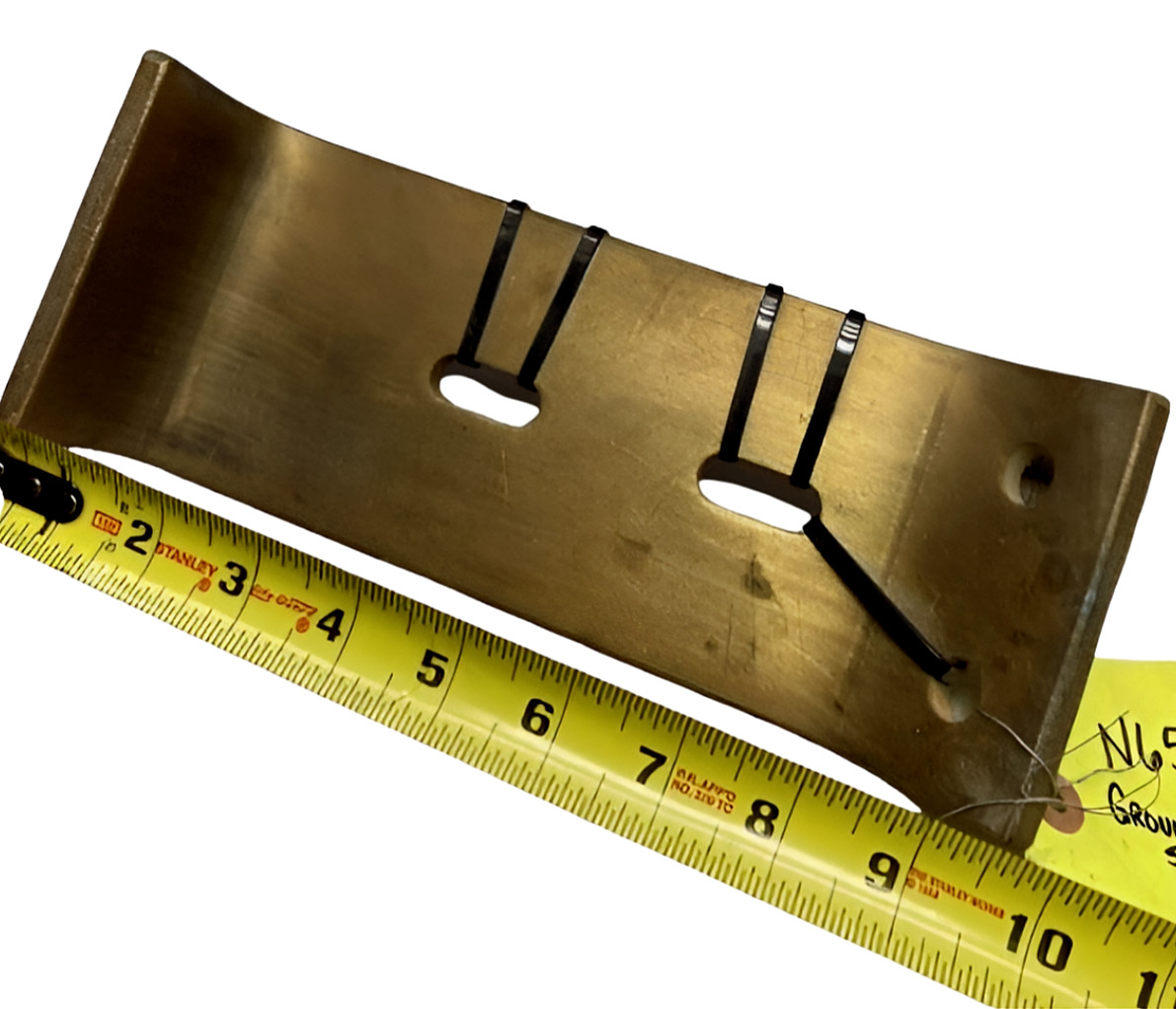 440L-80 Lightning Grounding 4”x10” Brass Plate Protection System, 1/2-13×36” Rod