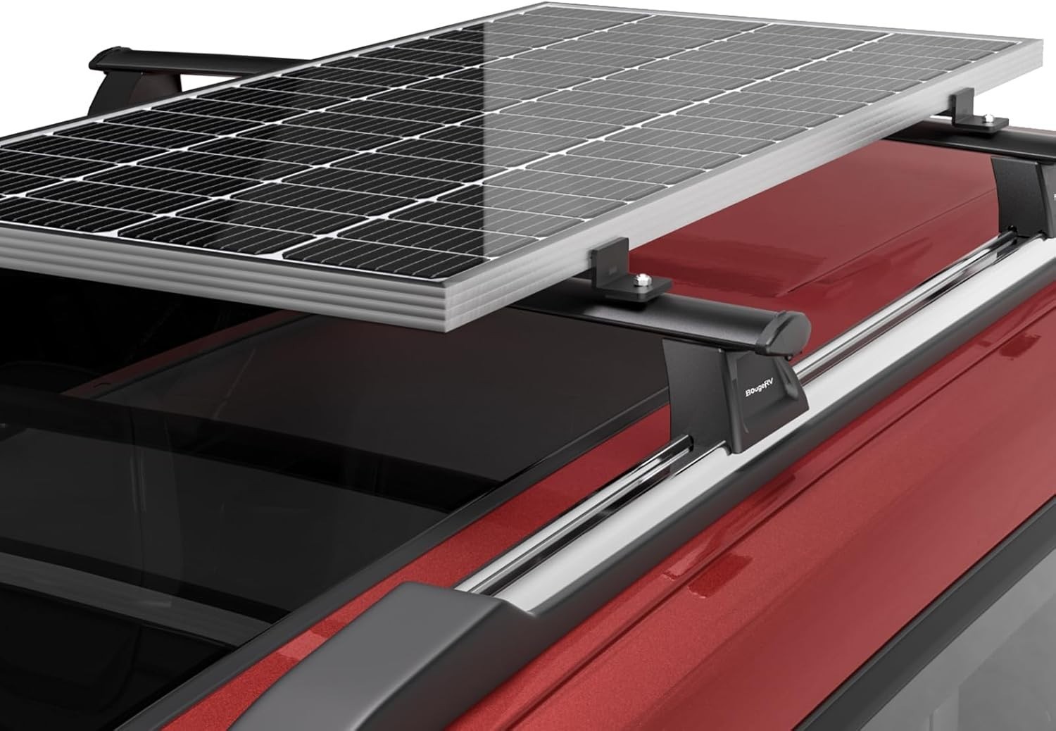 Solar Panel Mounting Kit for 100-200W Panels on T-Track Roof Racks
