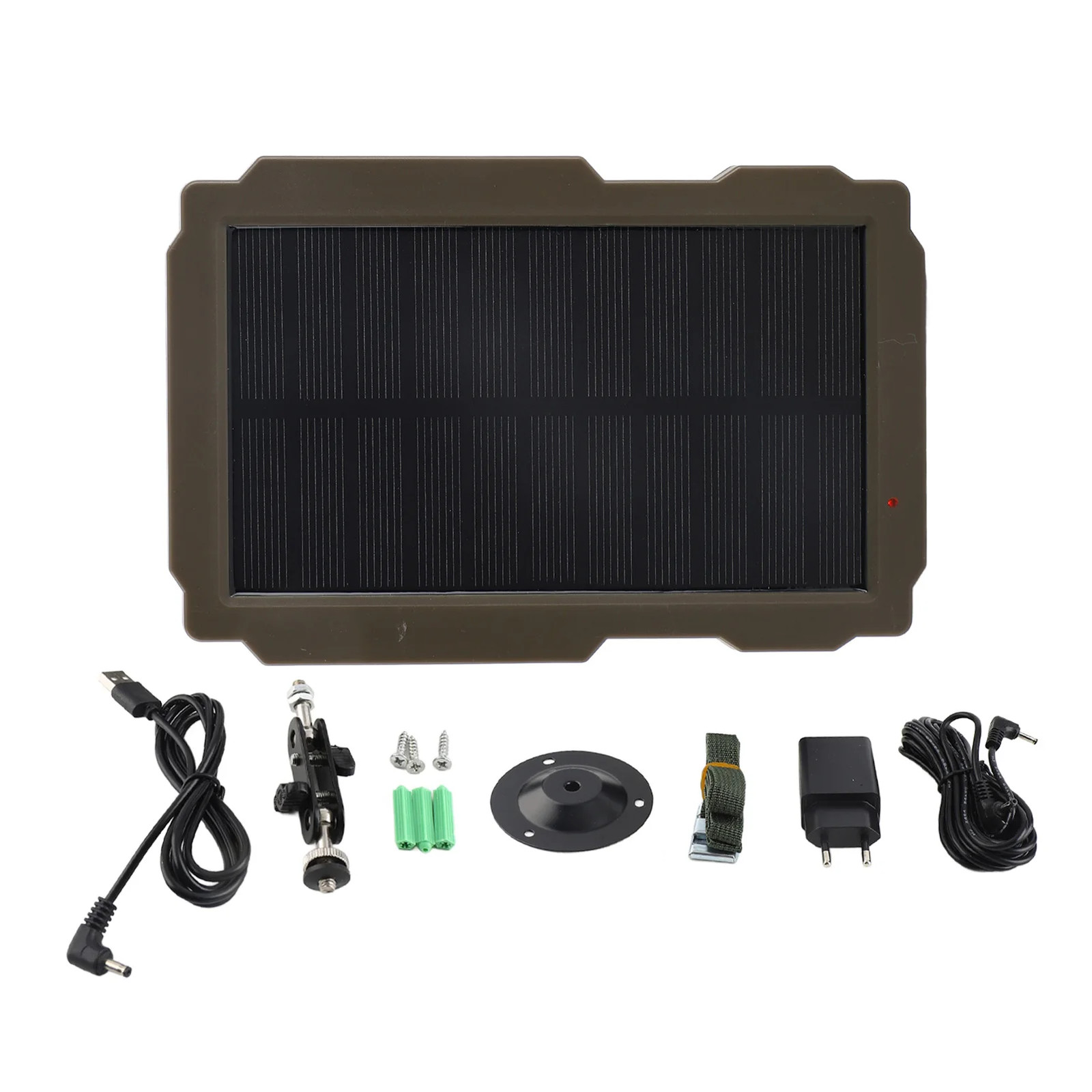 Hunting Camera Solar Panel 3000Mah Trail Camera Solar Charging Battery Panel wit
