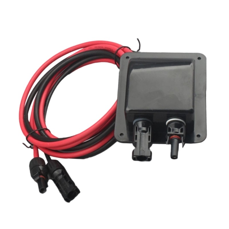 ABS Double Cable Waterproof Solar Panel Connectors for Campers Installation