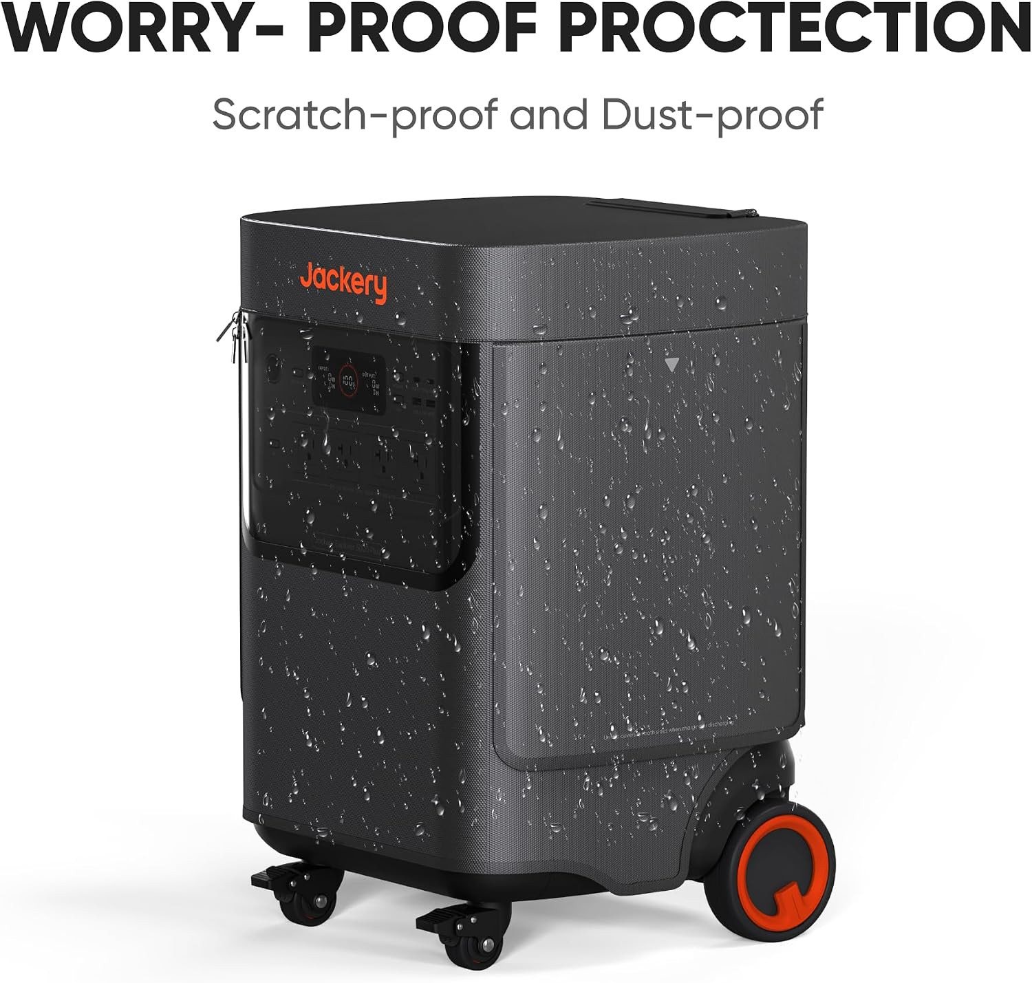 Jackery Solar Generator 5000 plus Protective Cover, Water Resistant and Dust Pro
