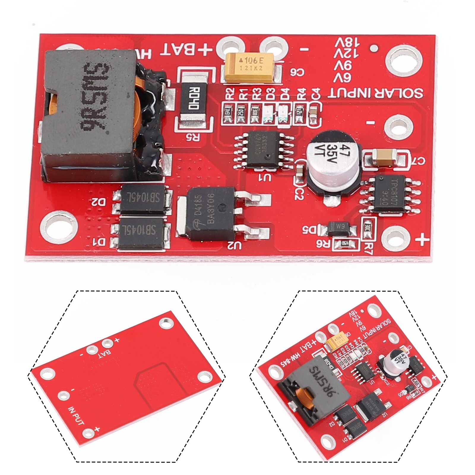 MPPT Solar-Panel Controller Charging Module For 12V Lead-Acid Battery Charger 3A