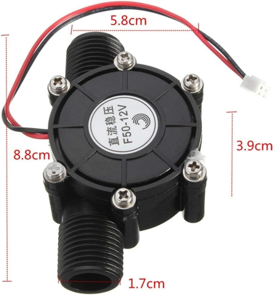 DC water, 12V DC 10W micro-hydro portable water generator charging power tool